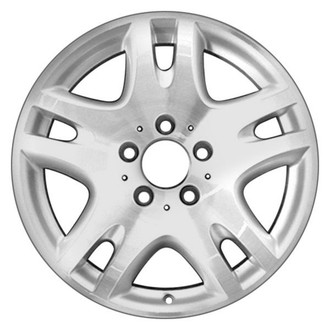 CCI® - Double 5-Spoke Machined and Silver 17x8 Alloy Factory Wheel - Remanufactured