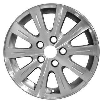 CCI® - 10 I-Spoke Machined with Silver Vents 16x6.5 Alloy Factory Wheel - Remanufactured