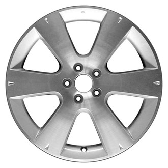 CCI® - 6 I-Spoke Machined and Silver 17x7 Alloy Factory Wheel - Remanufactured