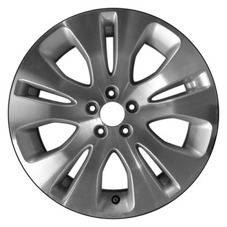 CCI® - 5 V-Spoke Machined with Silver Vents 17x7 Alloy Factory Wheel - Remanufactured