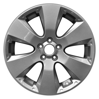 CCI® - 6-Spoke Machined and Bright Silver Metallic 17x7 Alloy Factory Wheel - Remanufactured