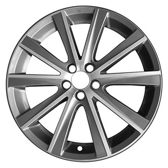 CCI® - 10 I-Spoke Machined and Dark Charcoal 18x7.5 Alloy Factory Wheel - Remanufactured
