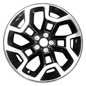 CCI® - 5 Y-Spoke Machined and Dark Charcoal Metallic Textured 17x7 Alloy Factory Wheel - Remanufactured