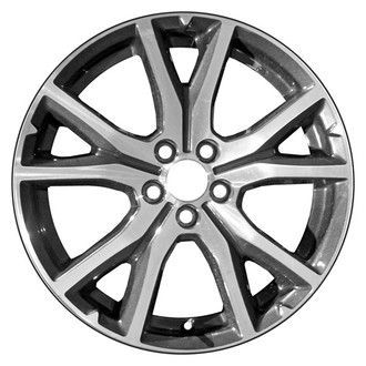 CCI® - 5 V-Spoke Machineda and Black Pearl Metallic 17x7 Alloy Factory Wheel - Remanufactured