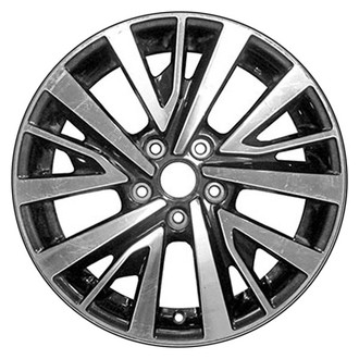 CCI® - 5 W-Spoke Machined and Black Metallic 17x7.5 Alloy Factory Wheel - Remanufactured