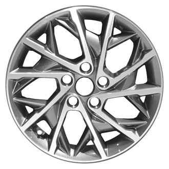 CCI® - 5 Spiral-Spoke Machined and Dark Charcoal Metallic 18x7.5 Alloy Factory Wheel - Remanufactured