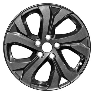 CCI® - 5 Double Spiral-Spoke Machined and Medium Charcoal Metallic 18x7 Alloy Factory Wheel - Remanufactured