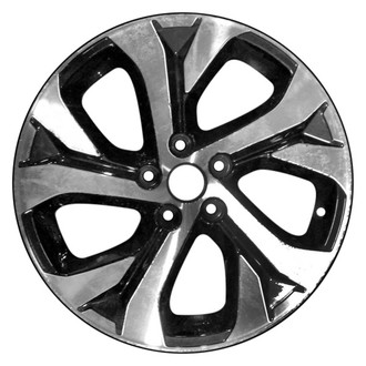 CCI® - 5 Double Spiral-Spoke Machined and Medium Charcoal 18x7 Alloy Factory Wheel - Remanufactured