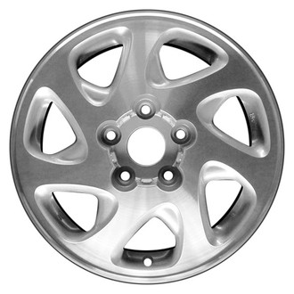 CCI® - 7-Spoke Machined and Silver 15x6 Alloy Factory Wheel - Remanufactured
