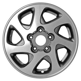 CCI® - 7-Spoke Machined and Silver 15x6 Alloy Factory Wheel - Remanufactured