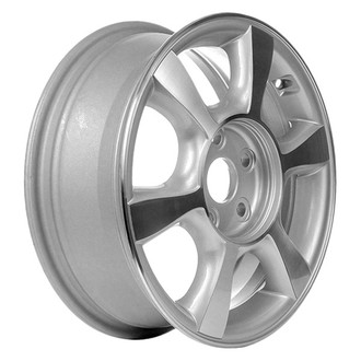 CCI® - 6 I-Spoke Machined with Silver Vents 16x6 Alloy Factory Wheel - Remanufactured