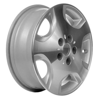 CCI® - 5-Slot Machined with Silver Vents 16x6 Alloy Factory Wheel - Remanufactured