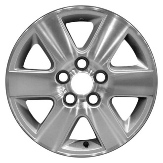 CCI® - 6 I-Spoke Machined and Silver 16x6.5 Alloy Factory Wheel - Remanufactured