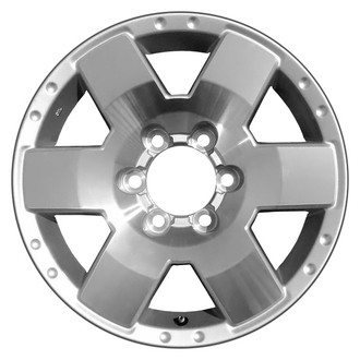 CCI® - 6 I-Spoke Machined with Silver Vents 17x7.5 Alloy Factory Wheel - Remanufactured