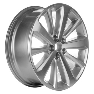 CCI® - 10-Spoke Machined and Silver 19x7.5 Alloy Factory Wheel - Remanufactured
