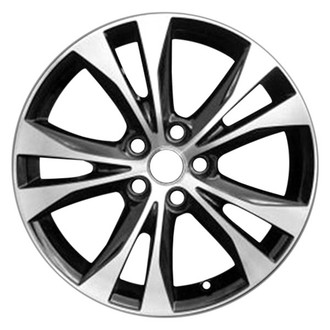 CCI® - 5 V-Spoke Black with Machined Face 18x7.5 Alloy Factory Wheel - Remanufactured