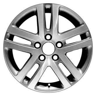 CCI® - Double 5-Spoke Machined and Silver 16x6.5 Alloy Factory Wheel - Remanufactured