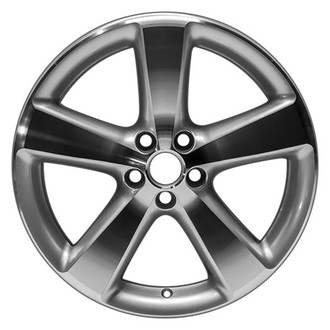 CCI® - 5-Spoke Machined and Silver 17x7 Alloy Factory Wheel - Remanufactured