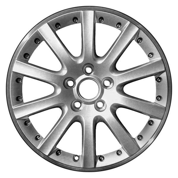 CCI® - 17 x 7 10 I-Spoke Machined and Silver Alloy Factory Wheel (Remanufactured)