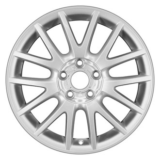 CCI® - 7 V-Spoke Flat Silver Flange Cut 17x7 Alloy Factory Wheel - Remanufactured