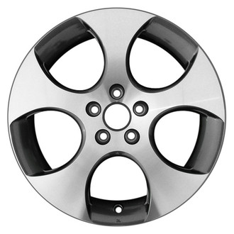 CCI® - 5-Slot Machined and Charcoal Silver 18x7.5 Alloy Factory Wheel - Remanufactured