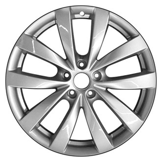 CCI® - 5 V-Spoke Hyper Silver 17x8 Alloy Factory Wheel - Remanufactured