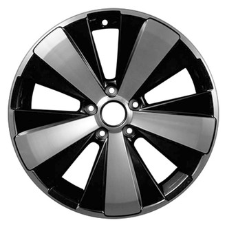 CCI® - 5-Spoke Machined and Gloss Black 18x8 Alloy Factory Wheel - Remanufactured