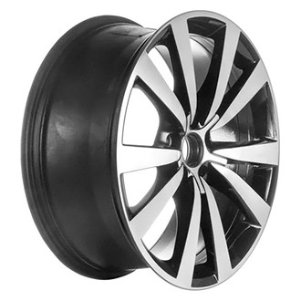 CCI® - 5 V-Spoke Machined and Black 19x8 Alloy Factory Wheel - Remanufactured