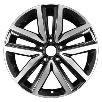 CCI® - Double 5-Spoke Machined and Gloss Black 18x7.5 Alloy Factory Wheel - Remanufactured