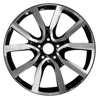 CCI® - 5 V-Spoke Machined and Black 18x7.5 Alloy Factory Wheel - Remanufactured