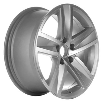 CCI® - 5-Spoke Machined and Light Silver 17x8 Alloy Factory Wheel - Remanufactured