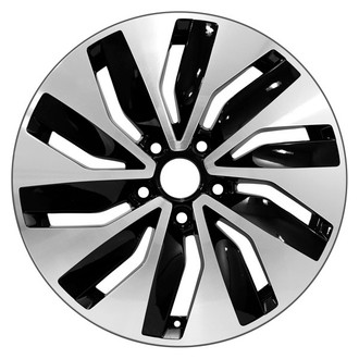 CCI® - 10 Spiral-Spoke Machined and Black 17x6 Alloy Factory Wheel - Remanufactured