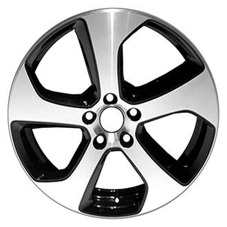 CCI® - 5 Spiral-Spoke Machined and Black 18x7.5 Alloy Factory Wheel - Remanufactured