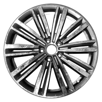 CCI® - 10 Double I-Spoke Machined and Bluish Charcoal Metallic 19x8 Alloy Factory Wheel - Remanufactured