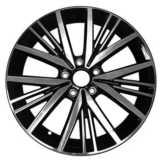 CCI® - 5 W-Spoke Machined and Gloss Black 17x7 Alloy Factory Wheel - Remanufactured