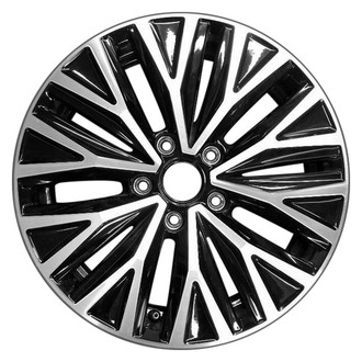 CCI® - 10-Slot Machined and Black 16x6.5 Alloy Factory Wheel - Remanufactured