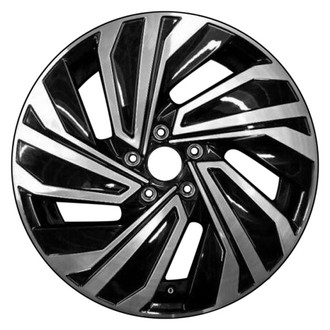 CCI® - 5-Slot Machined Gloss Black with Smoked Liquid Clear 17x7 Alloy Factory Wheel - Remanufactured