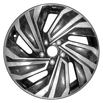 CCI® - 5-Slot Black with Machined Face 17x7 Alloy Factory Wheel - Remanufactured