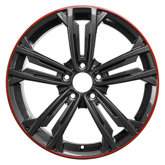 CCI® - Double 5-Spoke Dark Charcoal with Red Lip 18x7.5 Alloy Factory Wheel - Remanufactured
