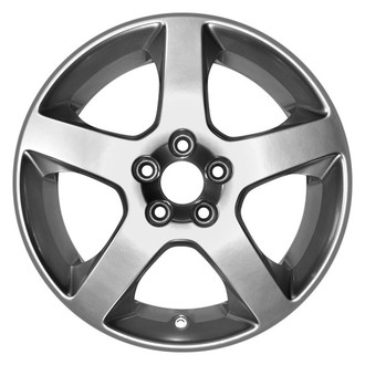 CCI® - 5-Spoke Hyper Silver 17x7 Alloy Factory Wheel - Remanufactured