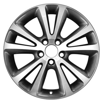 CCI® - 5 V-Spoke Machined and Dark Charcoal 17x7.5 Alloy Factory Wheel - Remanufactured