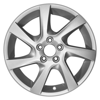 CCI® - 7 Spiral-Spoke Silver Metallic 17x7 Alloy Factory Wheel - Remanufactured