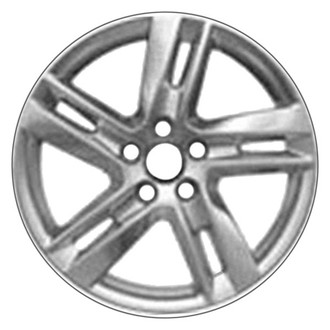 CCI® - 5 Double Spiral-Spoke Light Silver 17x8 Alloy Factory Wheel - Remanufactured