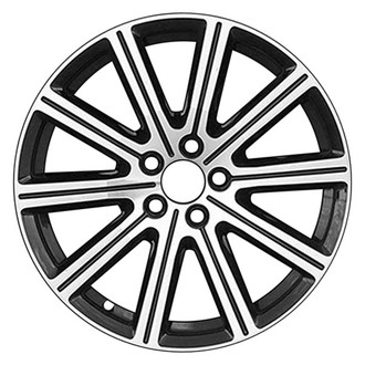 CCI® - 10 I-Spoke Machined and Black 18x8 Alloy Factory Wheel - Remanufactured