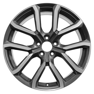 CCI® - 5 V-Spoke Machined and Dark Charcoal 19x7.5 Alloy Factory Wheel - Remanufactured