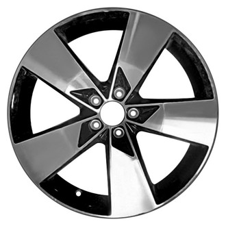CCI® - 5-Spoke Machined and Black 19x7.5 Alloy Factory Wheel - Remanufactured