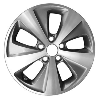 CCI® - 5-Slot Machined and Charcoal 17x6.5 Alloy Factory Wheel - Remanufactured