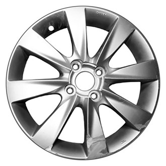 CCI® - 4 V-Spoke Bright Silver Metallic Full Face 16x6 Alloy Factory Wheel - Remanufactured