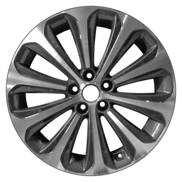 CCI® - 19 x 8 10 I-Spoke Machined and Charcoal Alloy Factory Wheel (Remanufactured)