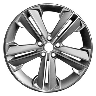 CCI® - 5 V-Spoke Machined and Medium Charcoal 19x7.5 Alloy Factory Wheel - Remanufactured